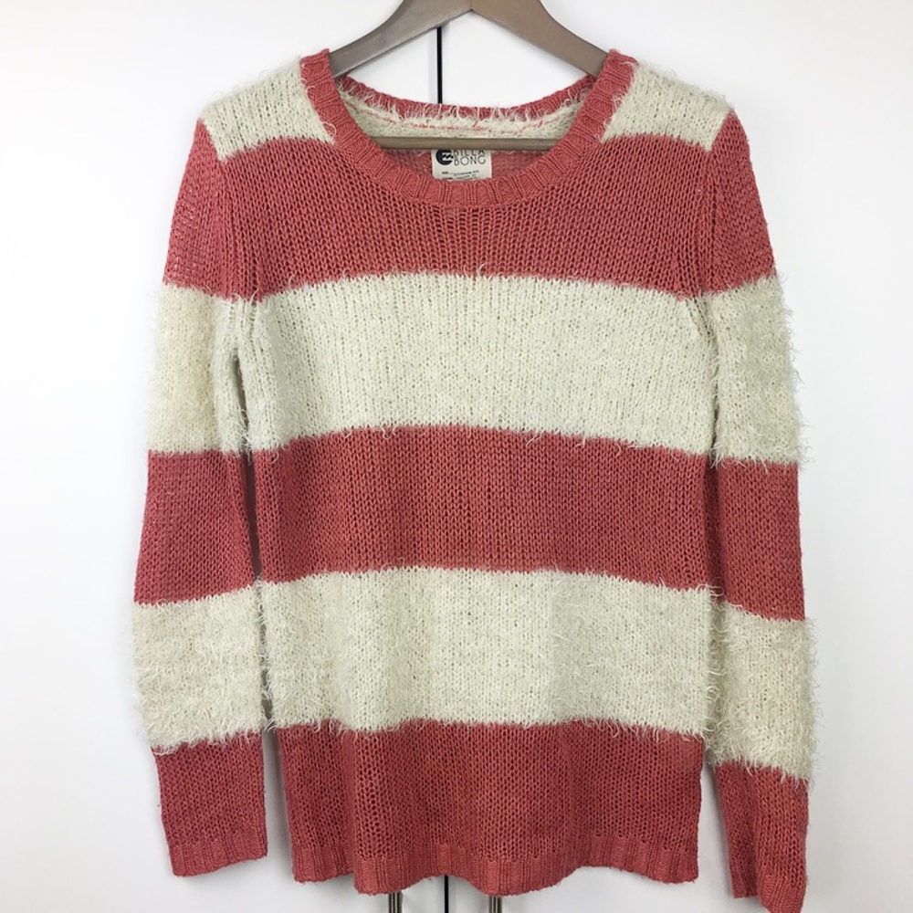 Fuzzy Striped Sweater - Picture 2 of 5